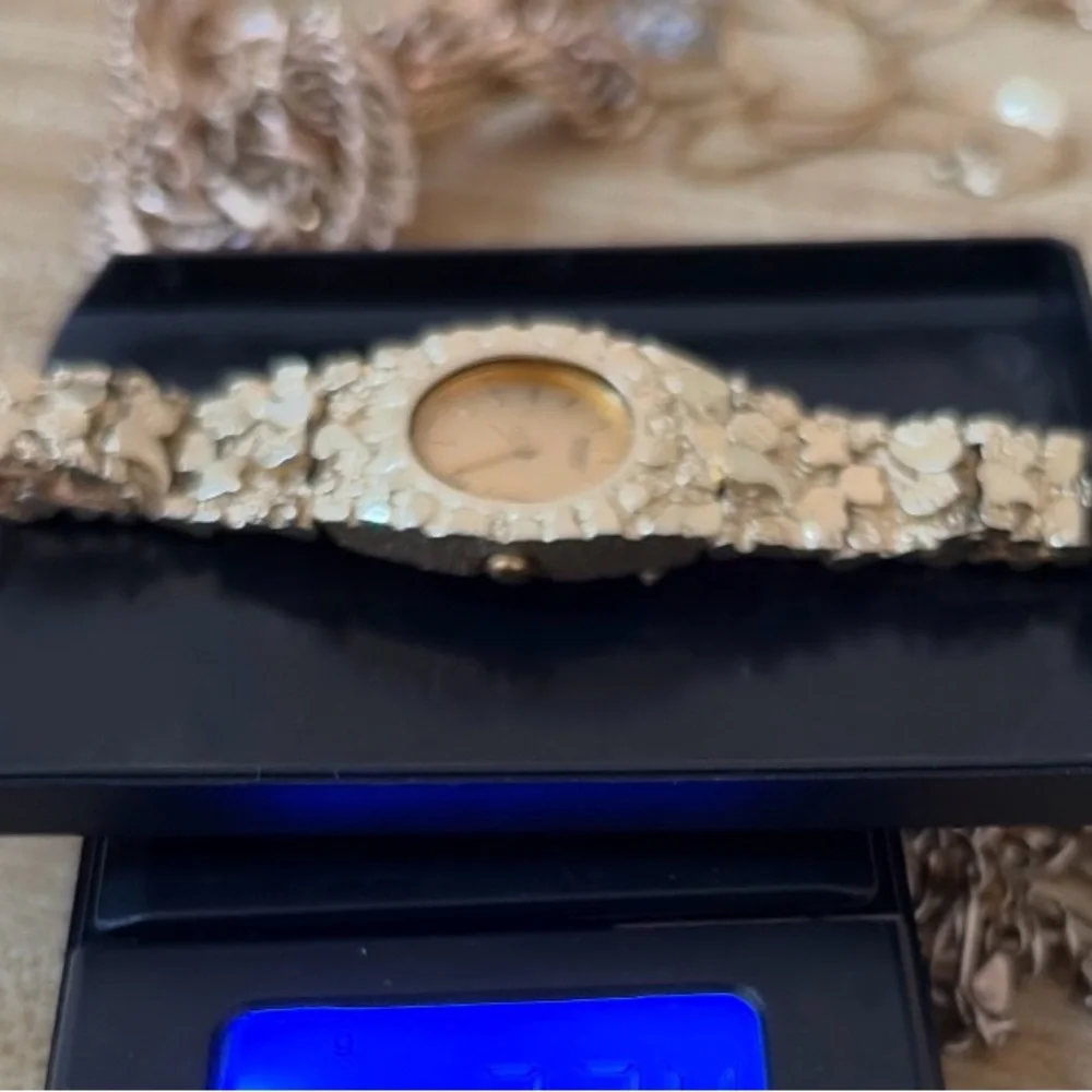 Gold Textured Watch - Picture 1 of 1